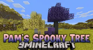 Pam's Spooky Tree Mod (1.12.2) – A New Decorative Tree
