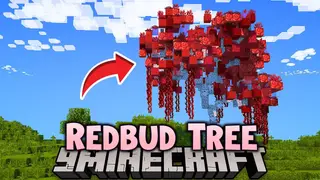 Pam's Redbud Tree Mod (1.12.2) – A Rare Spawn in Forest Biomes