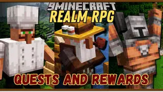 Realm RPG: Quests and Rewards Mod (1.20.1) – MMORPG Quest System