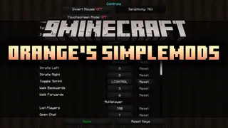 Orange's SimpleMods Mod (1.8.9) – Simple Sprint, Popular HUDs