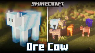 Kazmur Ore Cow Mod (1.20.1, 1.19.4) – Milk Ores From Ore Cows!