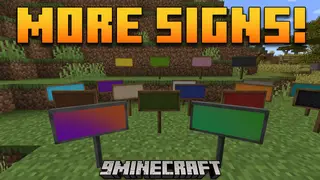 More Signs! Mod (1.20.6, 1.20.1) – How To Personalize Your Constructions