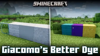 Giacomo's Better Dye Mod (26.2, 1.20.1) – Color Blocks By Tapping Them