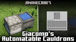 Giacomo's Automatable Cauldrons Mod (1.20.4, 1.20.1) – Dispense Buckets Into Cauldrons
