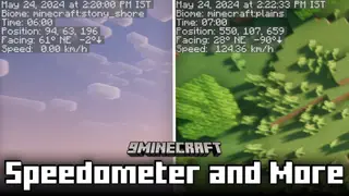 Speedometer And More Mod (1.20.2, 1.20.1) – Information Overlay