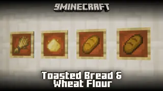 Toasted Bread And Wheat Flour Mod (1.20.1, 1.19.4) – Simple Cooking