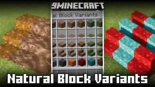 Natural Block Variants Mod (1.20.2, 1.20.1) – More Stairs, Slabs & Carpets!