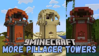 More Pillager Towers Mod (1.20.4, 1.20.1) – 8 New Pillager Towers