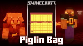 Piglin Bag Mod (1.20.1, 1.19.4) – Piglin Gold Themed Items & Armor