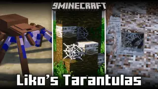 Liko's Tarantulas Mod (1.20.1, 1.19.4) – More Spiders & Their Burrows