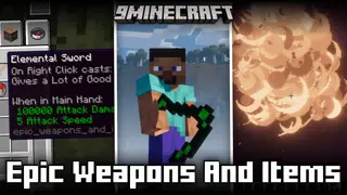 Epic Weapons And Items Mod (1.20.6, 1.20.1) – The Most Powerful Sword & More!