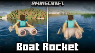 Boat Rocket Mod (1.20.1, 1.19.4) – Boats With Superspeed!