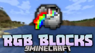 RGB Blocks Mod (1.20.6, 1.20.1) – Unleash Your Inner Artist, Dive Into The Colorful World