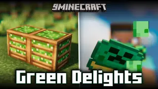 Green Delights Mod (1.20.1, 1.19.4) – Green Colored Food