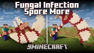 Fungal Infection: Spore More Mod (1.20.6, 1.20.1) – Spore Weapons & Items