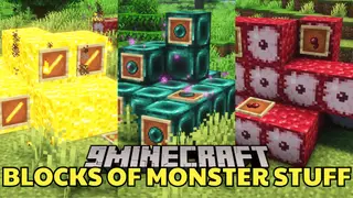 Blocks Of Monster Stuff Mod (1.20.6, 1.20.4) – Standard Compacting Recipes
