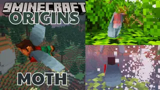Origins: Moth Mod (1.20.6, 1.20.1) – Form As a Moth