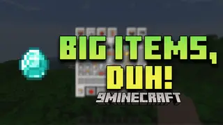 Big Items Duh Mod (1.20.6, 1.20.1) – Seeing Larger Items In The Inventory