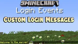 Custom Login Messages Mod (1.20.6, 1.20.1) – Welcome To The Server