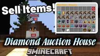 Diamond Auction House Mod (1.20.6, 1.20.1) – Put Your Items Up for Sale