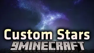 Custom Stars Mod (1.20.6, 1.20.1) – Configurable Star Size & Counts