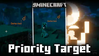 Priority Target Mod (1.20.4, 1.19.2) – Warning For Mobs Behind You