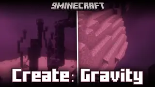 Create: Gravity Mod (1.20.1, 1.19.2) – Moon Gravity In The End