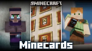 Minecards Mod (1.20.4, 1.20.1) – Collectible Cards