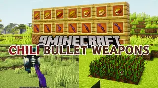 Chili Bullet Weapons Mod (1.20.4, 1.20.1) – Chili Peppers