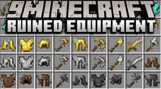 Ruined Equipment Mod (1.20.4, 1.20.1) – Keep the Broken Armor as a Souvenir