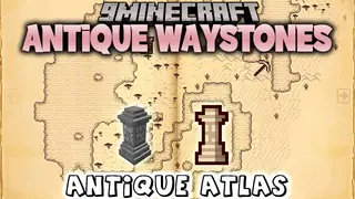 Antique Waystones Mod (1.17.1, 1.16.5) – Adding Waystone to Antique Atlas