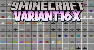 Variant16x Mod (1.17.1, 1.16.5) – New Variants of Blocks