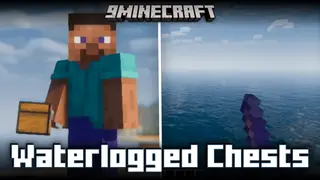 Waterlogged Chests Mod (1.20.2, 1.19.4) – Fishable Loot Chests