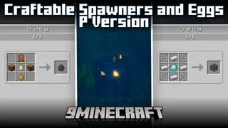 Craftable Spawners and Eggs (P version) Mod (1.20.1, 1.19.4)