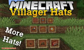 Villager Hats Mod (1.16.5) – Draftable & Wearable Villager Hats