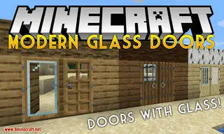 Modern Glass Doors Mod (1.20.4, 1.20.1) – Prettier Glass Doors for Fabric