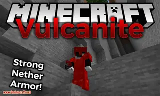 Vulcanite Mod (1.19.2, 1.18.2) – Super Strong Nether Armor