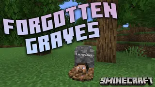 Forgotten Graves Mod (1.20.4, 1.20.1) – Stores Items in A Decaying Grave Upon Death
