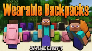 Cammie's Wearable Backpacks Mod (1.20.4, 1.20.1) – Wearing a Small Inventory