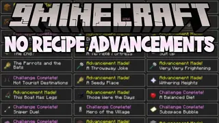 No Recipe Advancements Mod (1.18.2, 1.16.5) – Reduce Lag for Modpacks