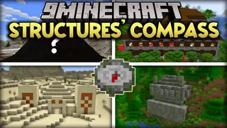 Structures' Compass Mod (1.18.2, 1.16.5) – Quickly Locate a Specific Structure