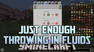 Just Enough Throwing In Fluids Mod (1.12.2) – JEI Addons