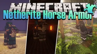 Netherite Horse Armor Mod (1.20.1, 1.19.4) – Defensive Horses