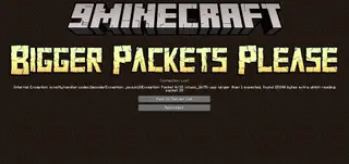 Bigger Packets Please Mod (1.12.2, 1.7.10) – Fixing Packet Size Too Large