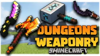 Dungeons Weaponry Mod (1.20.4, 1.20.1) – Weapons In Dungeons