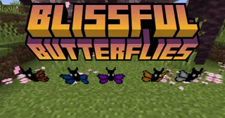 Blissful Butterflies Mod (1.20.4, 1.20.1) – Colorful Butterflies