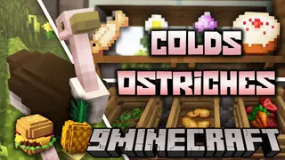 Colds Ostriches Mod (1.16.5) – Large Flightless Bird