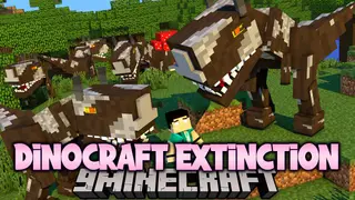 Dinocraft Extinction Mod (1.19.2, 1.18.2) – Dinosaurs, Prehistoric Elements