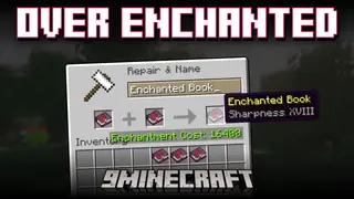 Over Enchanted Mod (1.20.4, 1.19.4) – Unlimited Enchantment Levels