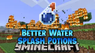 Better Water Splash Potions Mod (1.19.2, 1.18.2) – Wider Effect